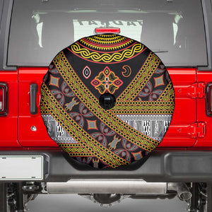 Cameroon Bamenda Toghu Inspired Spare Tire Cover Classic Motifs