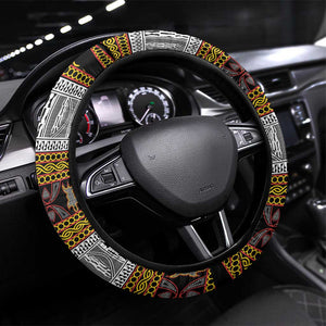 Cameroon Bamenda Toghu Inspired Steering Wheel Cover Classic Motifs