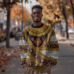 Cameroon Bamenda Toghu Inspired Sweatshirt Classic Motifs