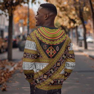 Cameroon Bamenda Toghu Inspired Sweatshirt Classic Motifs