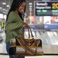 Cameroon Bamenda Toghu Inspired Travel Bag Classic Motifs