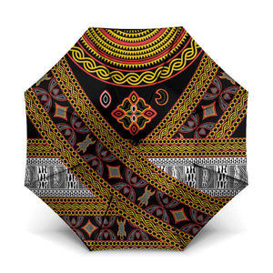 Cameroon Bamenda Toghu Inspired Umbrella Classic Motifs
