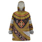 Cameroon Bamenda Toghu Inspired Wearable Blanket Hoodie Classic Motifs