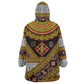 Cameroon Bamenda Toghu Inspired Wearable Blanket Hoodie Classic Motifs