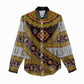 Cameroon Bamenda Toghu Inspired Women Casual Shirt Classic Motifs