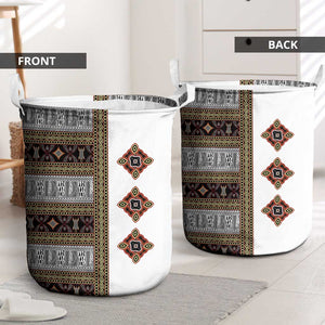 Cameroon Ndop Atoghu Inspired Laundry Basket
