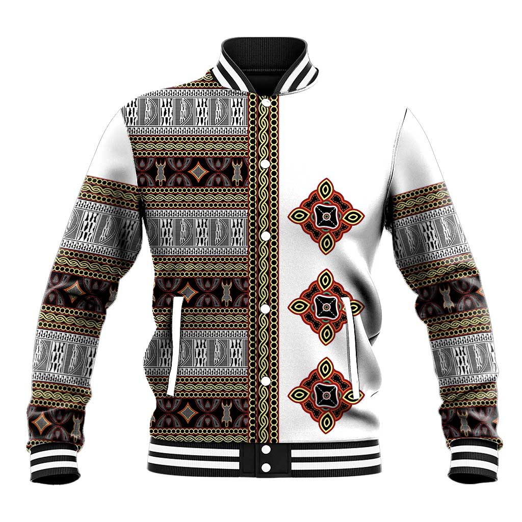 Cameroon Ndop Atoghu Inspired Baseball Jacket