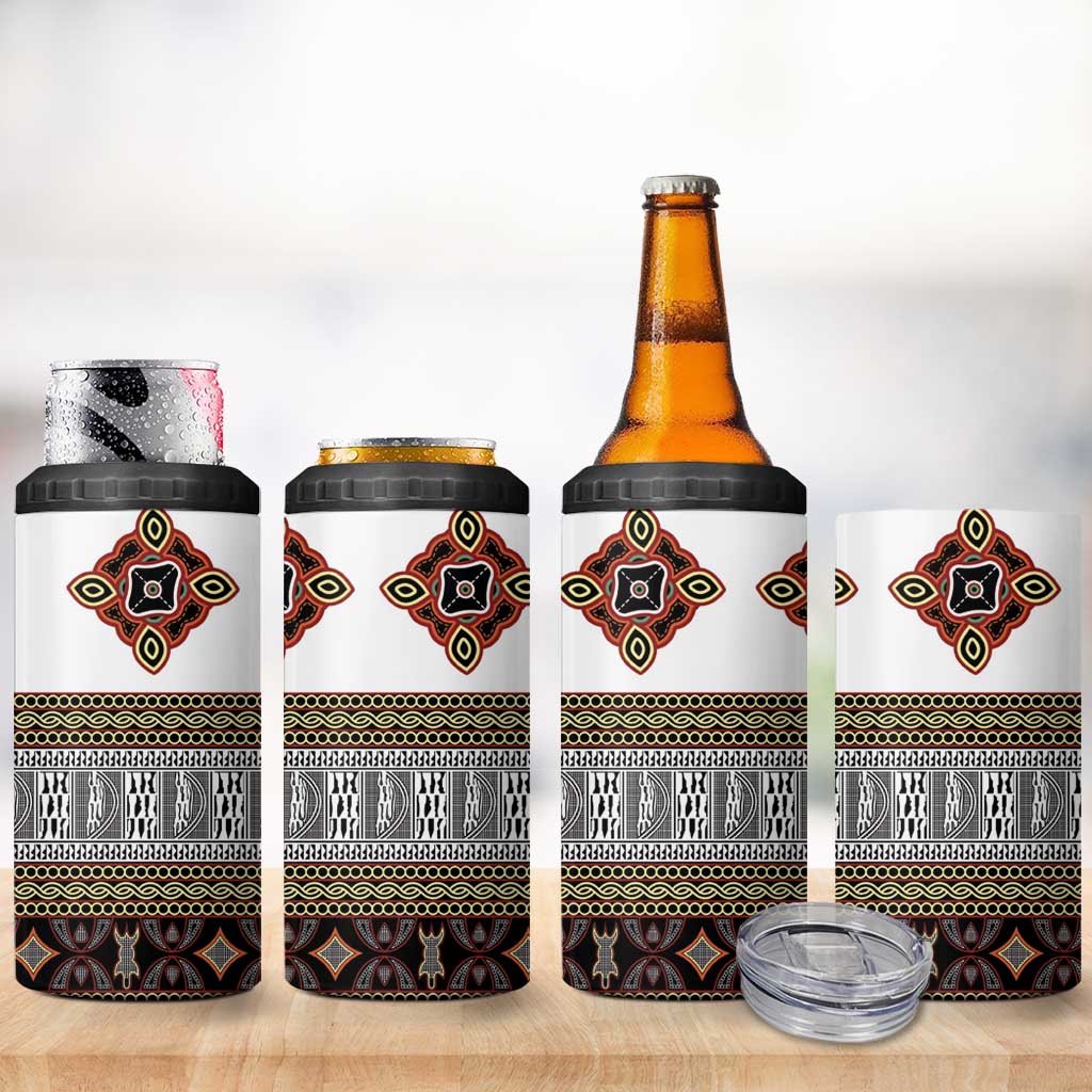 Cameroon Ndop Atoghu Inspired 4 in 1 Can Cooler Tumbler