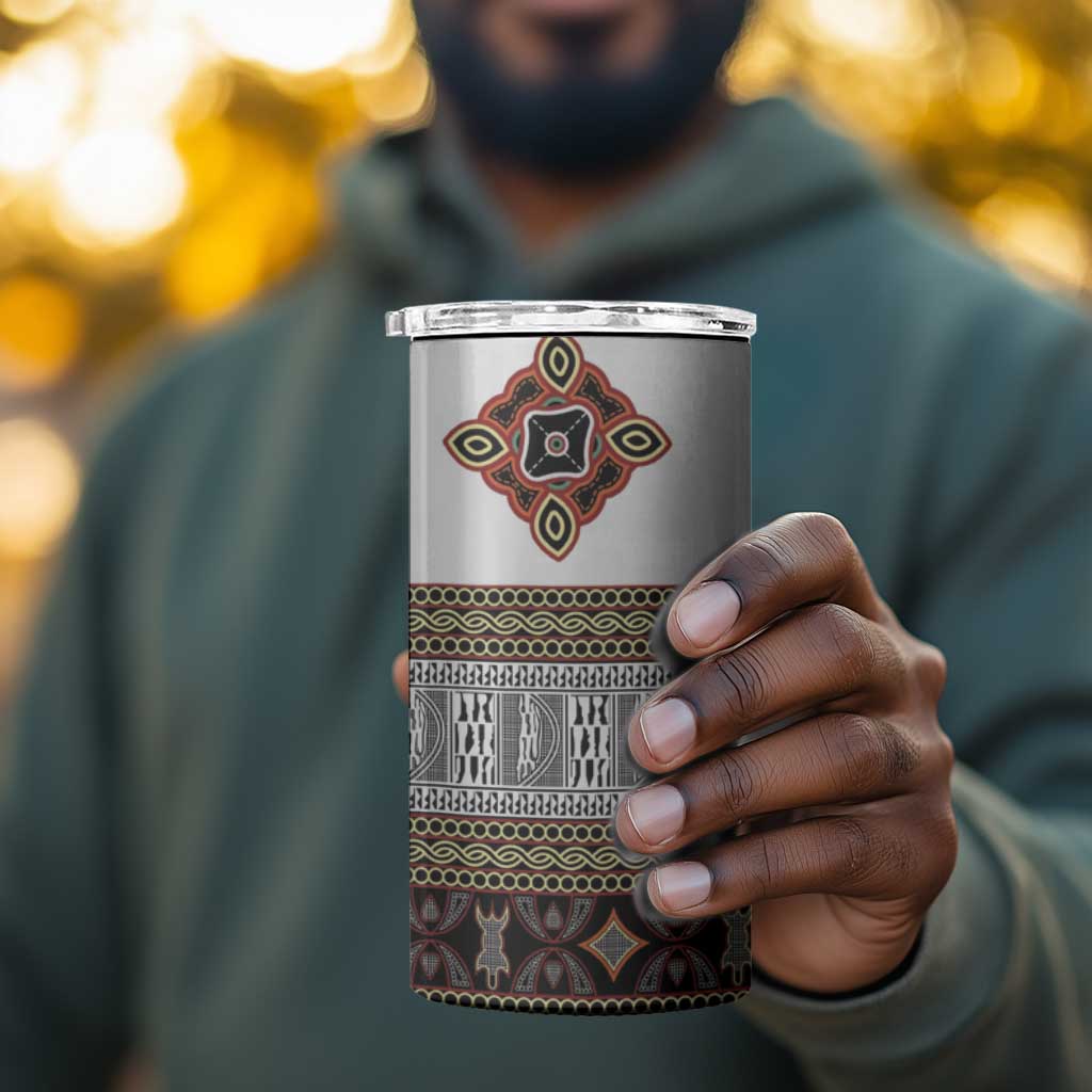 Cameroon Ndop Atoghu Inspired 4 in 1 Can Cooler Tumbler