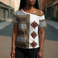 Cameroon Ndop Atoghu Inspired Cross Shoulder Shirt
