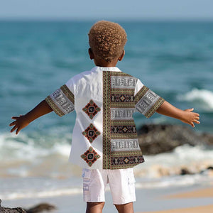 Cameroon Ndop Atoghu Inspired Kid Hawaiian Shirt