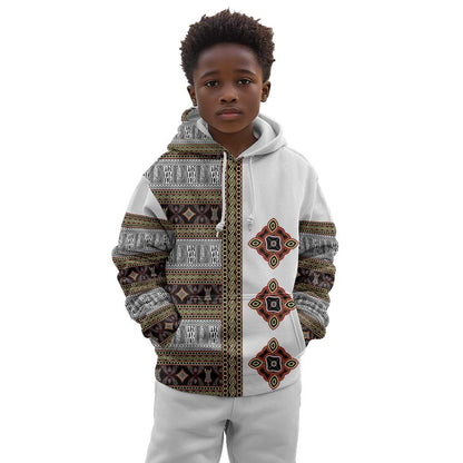 Cameroon Ndop Atoghu Inspired Kid Hoodie