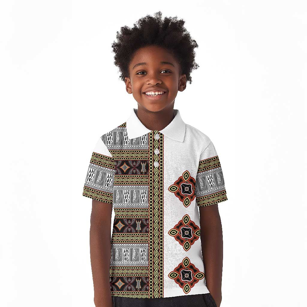 Cameroon Ndop Atoghu Inspired Kid Polo Shirt