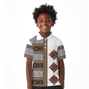Cameroon Ndop Atoghu Inspired Kid Polo Shirt