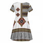 Cameroon Ndop Atoghu Inspired Kid Short Sleeve Dress