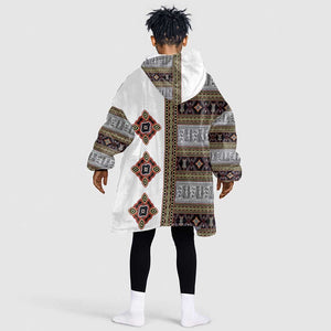 Cameroon Ndop Atoghu Inspired Kid Wearable Blanket Hoodie