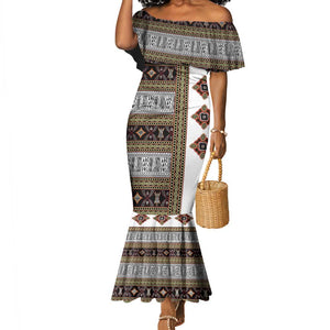 Cameroon Ndop Atoghu Inspired Mermaid Dress