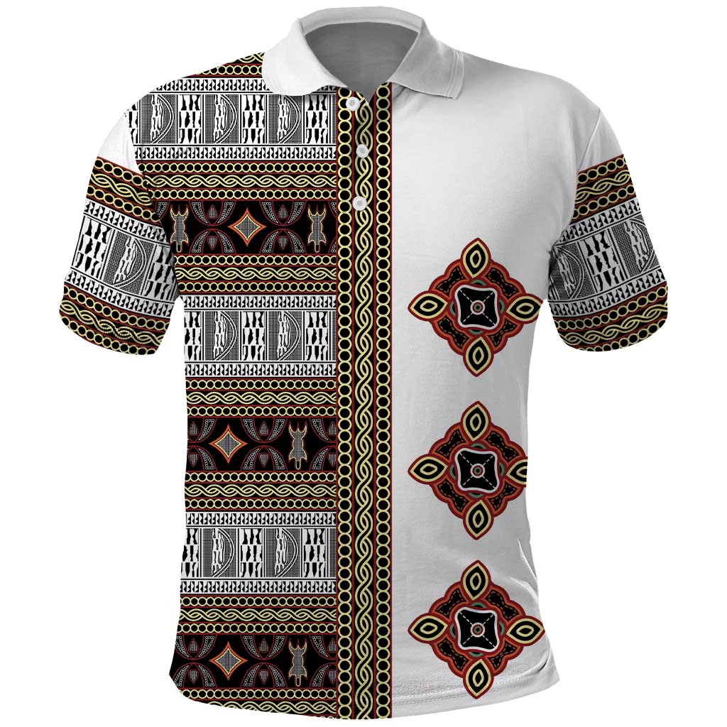 Cameroon Ndop Atoghu Inspired Polo Shirt