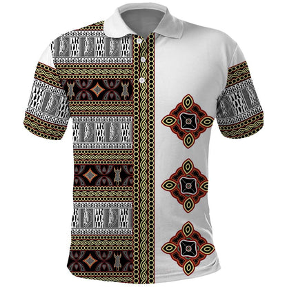 Cameroon Ndop Atoghu Inspired Polo Shirt