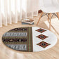 Cameroon Ndop Atoghu Inspired Round Carpet