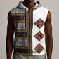 Cameroon Ndop Atoghu Inspired Sleeveless Zip Hoodie