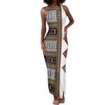 Cameroon Ndop Atoghu Inspired Tank Maxi Dress