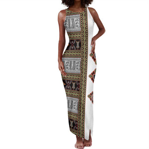 Cameroon Ndop Atoghu Inspired Tank Maxi Dress