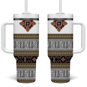 Cameroon Ndop Atoghu Inspired Tumbler With Handle