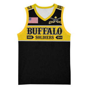 Personalised Buffalo Soldiers Basketball Jersey History of Heroes - African Pride