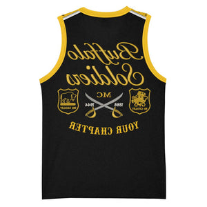 Personalised Buffalo Soldiers Basketball Jersey History of Heroes - African Pride