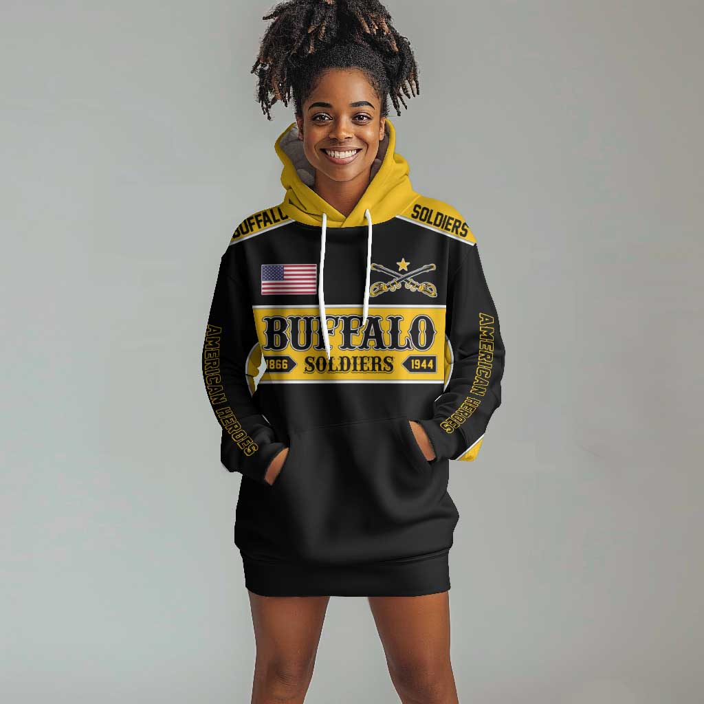Personalised Buffalo Soldiers Hoodie Dress History of Heroes
