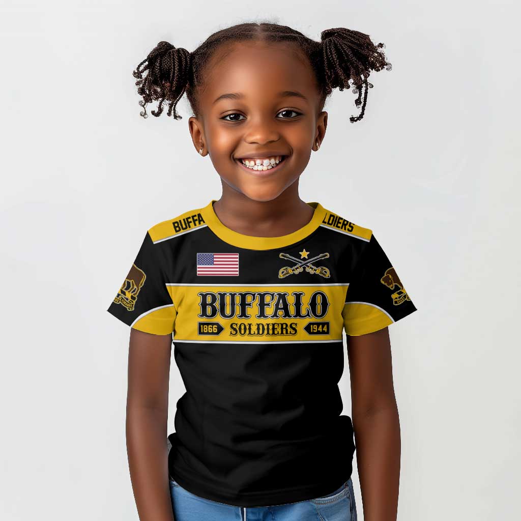 Personalised Buffalo Soldiers Kid T shirt History of Heroes