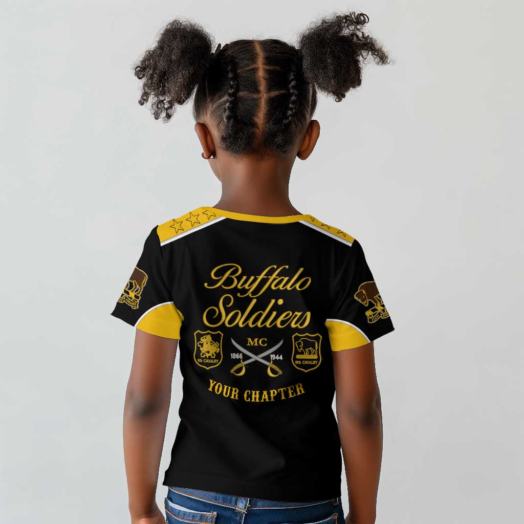 Personalised Buffalo Soldiers Kid T shirt History of Heroes