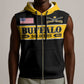 Personalised Buffalo Soldiers Sleeveless Zip Hoodie History of Heroes - African Pride