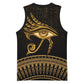 Ancient Egypt Gold Intricate Basketball Jersey Eye of Horus - African Pride