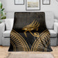 Ancient Egypt Gold Intricate Blanket Eye of Horus