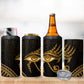 Ancient Egypt Gold Intricate 4 in 1 Can Cooler Tumbler Eye of Horus