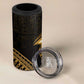 Ancient Egypt Gold Intricate 4 in 1 Can Cooler Tumbler Eye of Horus