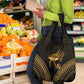 Ancient Egypt Gold Intricate Grocery Bag Eye of Horus