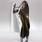 Ancient Egypt Gold Intricate Hooded Blanket Eye of Horus