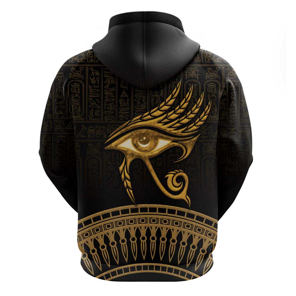 Ancient Egypt Gold Intricate Hoodie Eye of Horus