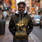 Ancient Egypt Gold Intricate Hoodie Eye of Horus