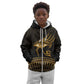 Ancient Egypt Gold Intricate Kid Hoodie Eye of Horus