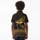 Ancient Egypt Gold Intricate Kid Polo Shirt Eye of Horus