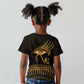 Ancient Egypt Gold Intricate Kid T shirt Eye of Horus