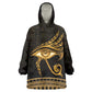 Ancient Egypt Gold Intricate Kid Wearable Blanket Hoodie Eye of Horus