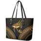 Ancient Egypt Gold Intricate Leather Tote Bag Eye of Horus