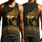 Ancient Egypt Gold Intricate Men Tank Top Eye of Horus