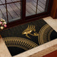 Ancient Egypt Gold Intricate Rubber Doormat Eye of Horus