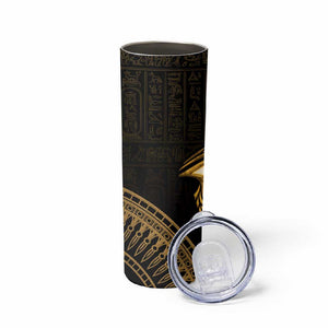 Ancient Egypt Gold Intricate Skinny Tumbler Eye of Horus